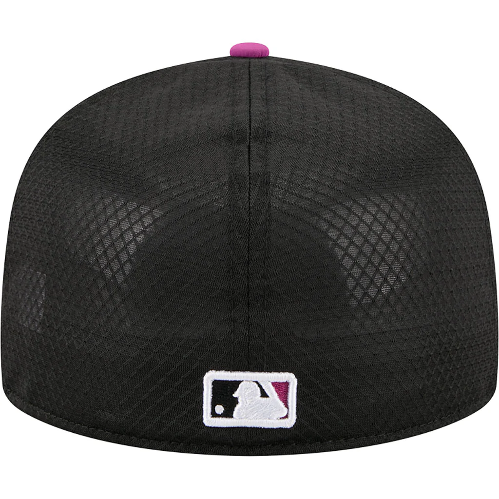 MLB New York Mets New Era City Connect Batting Practice 59FIFTY Fitted Hat - Black - Image 6