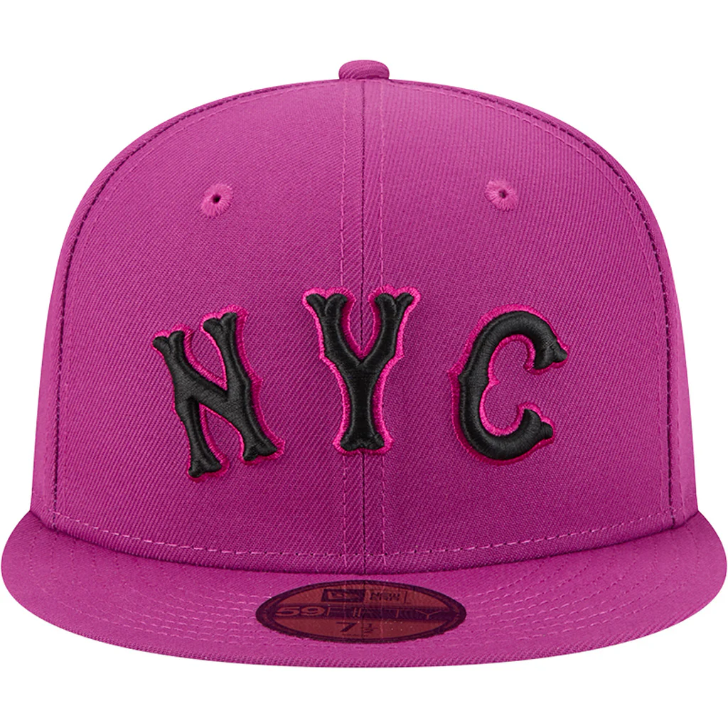 MLB New York Mets New Era City Connect Fan Pack 59FIFTY Fitted Hat - Pink - Image 3