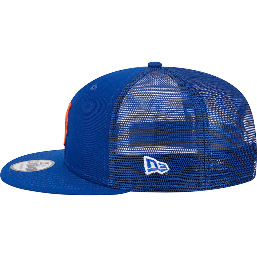 MLB New York Mets New Era OTC Trucker 9FIFTY Snapback Hat - Blue - Image 4