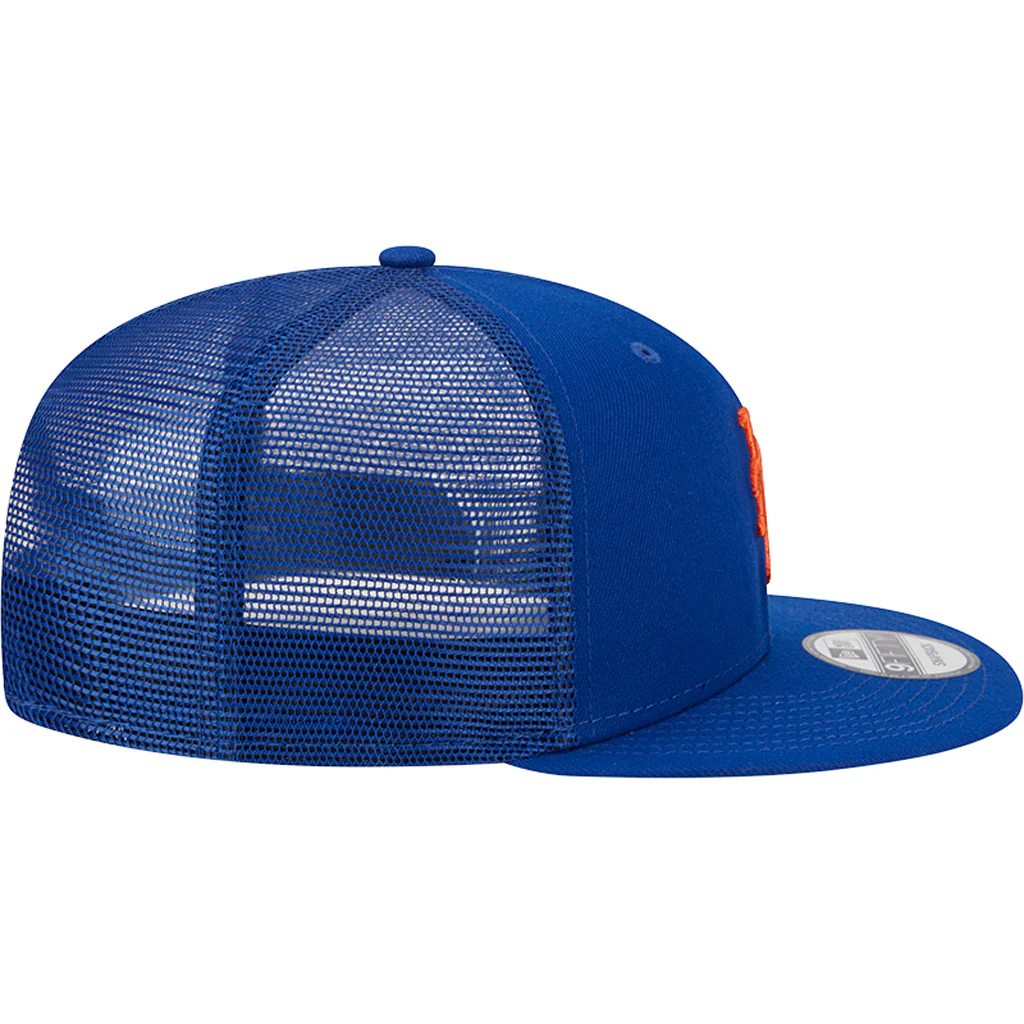 MLB New York Mets New Era OTC Trucker 9FIFTY Snapback Hat - Blue - Image 5