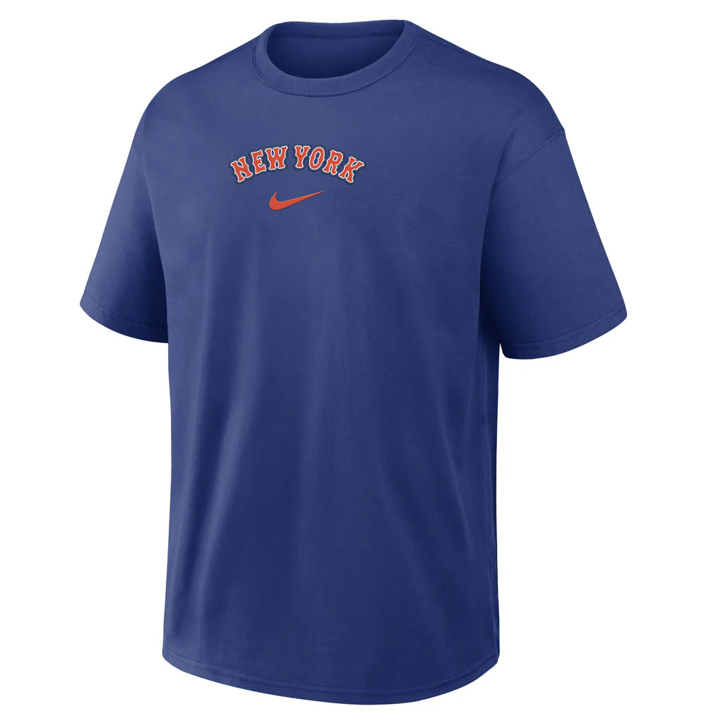 MLB New York Mets Nike City Name Max90 T-Shirt - Blue - Image 2