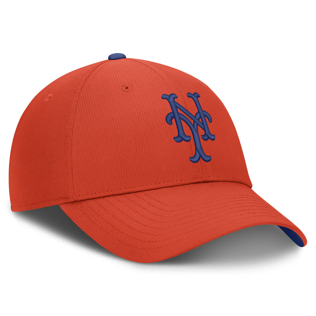MLB New York Mets Nike Cooperstown Ripstop Adjustable Hat - Orange - Image 2