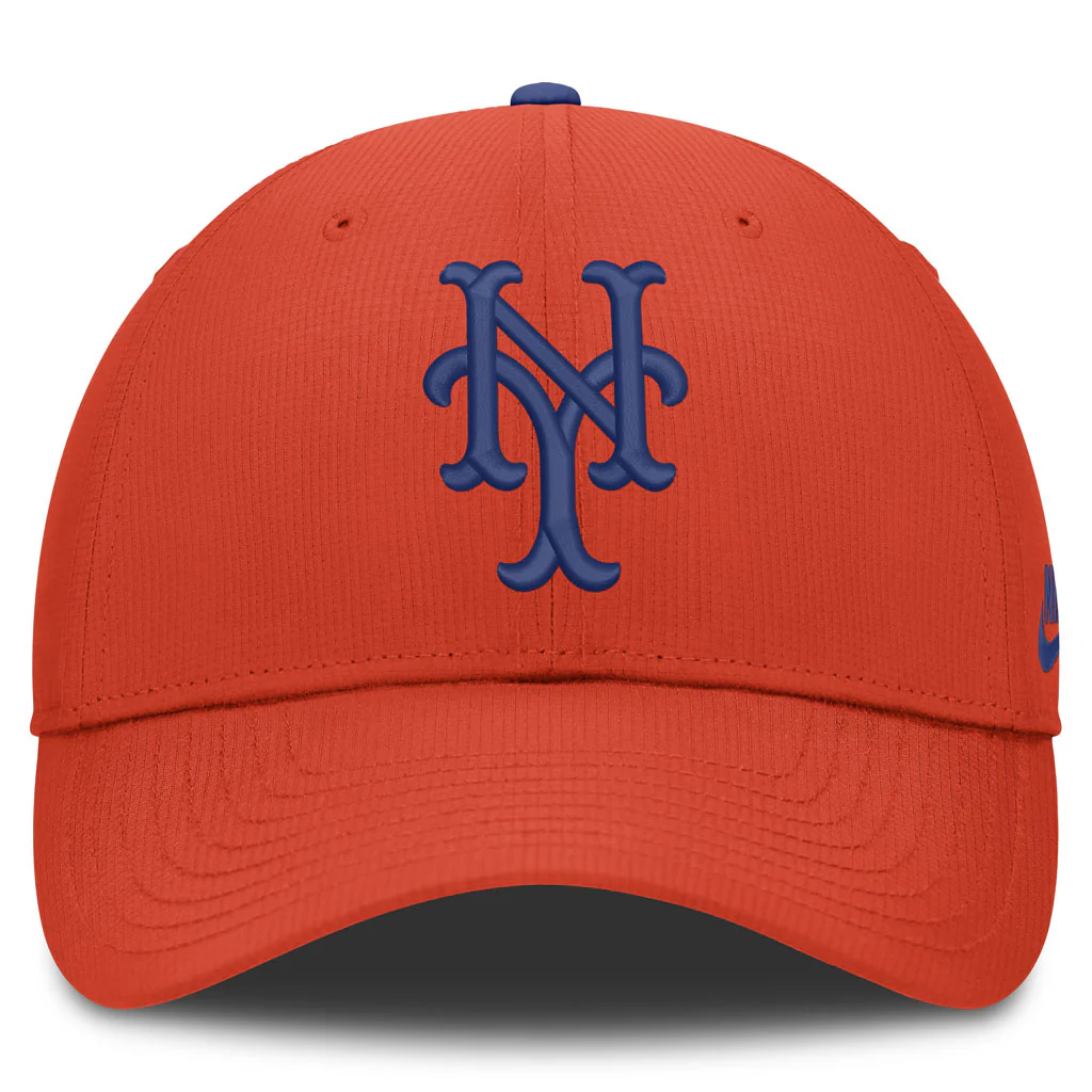 MLB New York Mets Nike Cooperstown Ripstop Adjustable Hat - Orange - Image 3