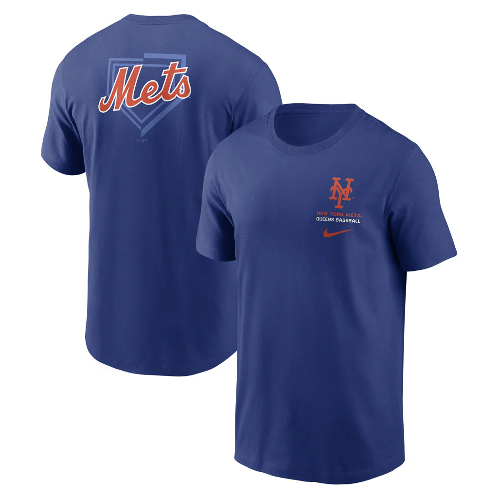 MLB New York Mets Nike Two-Hit Cotton T-shirt - Blue