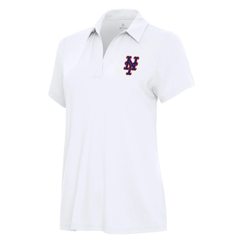 MLB New York Mets Women's Antigua Era Polo - White