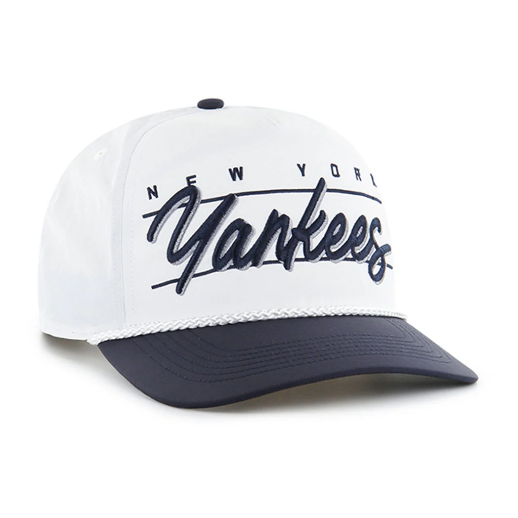 MLB New York Yankees '47 Condor Two-Tone Hitch Adjustable Hat - White - Image 2
