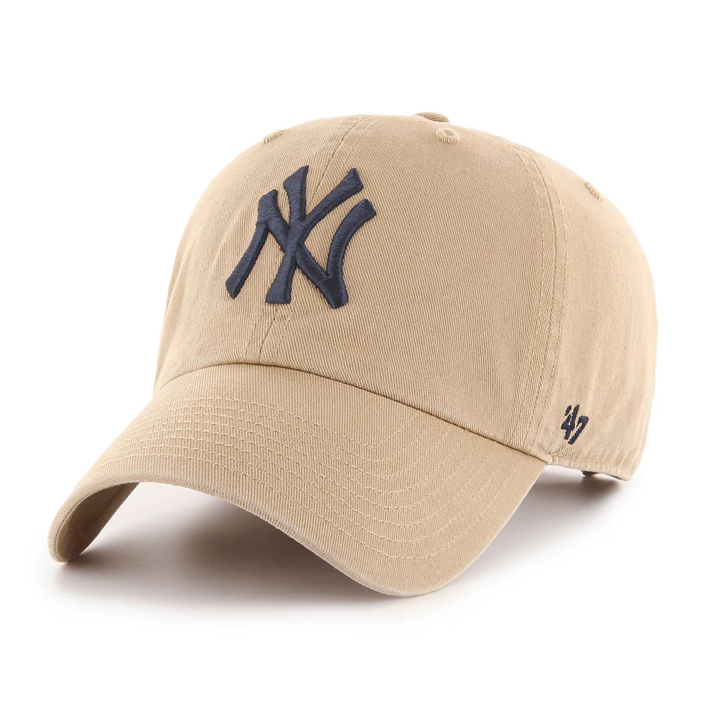 MLB New York Yankees '47 Khaki Clean Up Adjustable Hat - Khaki