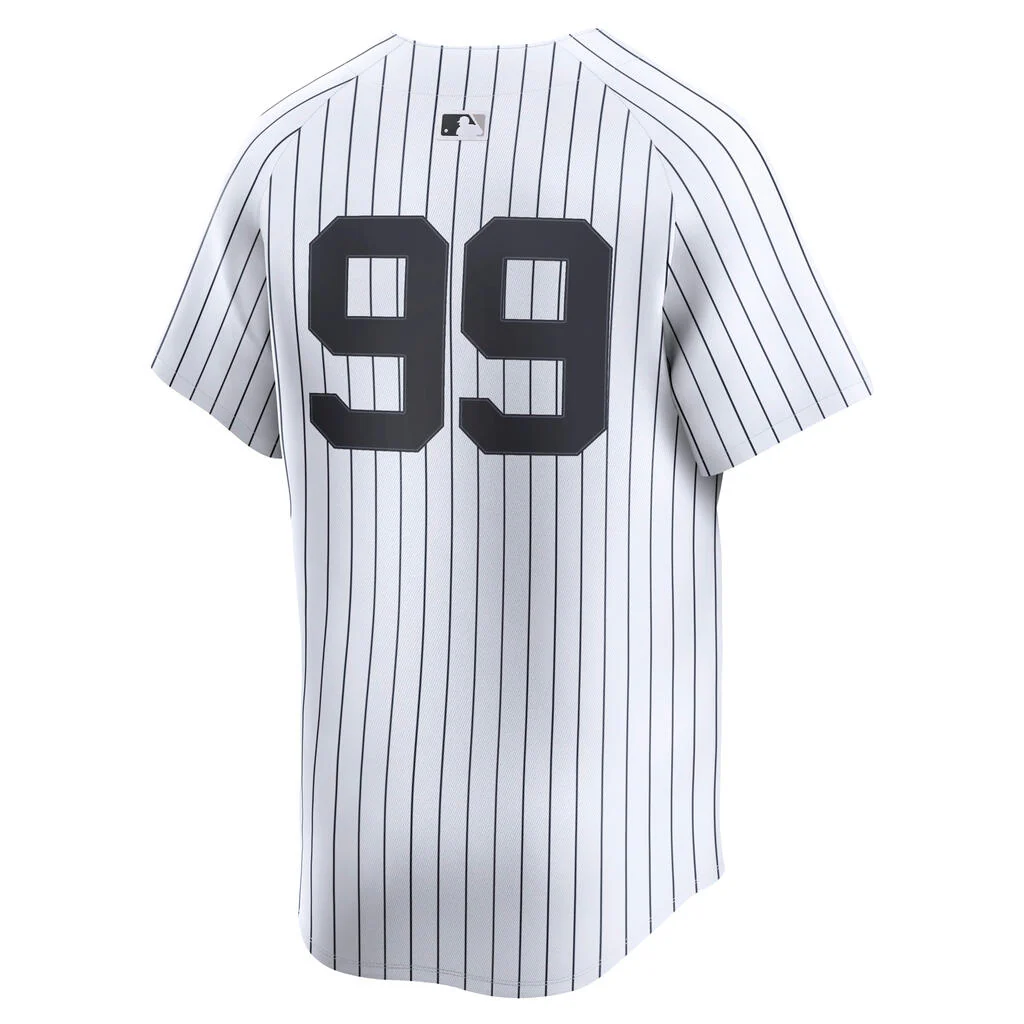 MLB New York Yankees Aaron Judge Nike Home Limited Jersey - White - Image 3