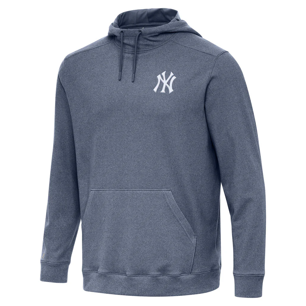 MLB New York Yankees Antigua Cloud Pullover Hoodie - Navy