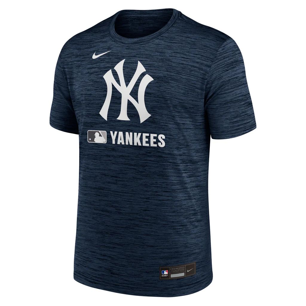 MLB New York Yankees Authentic Collection Velocity T-Shirt - Navy - Image 2