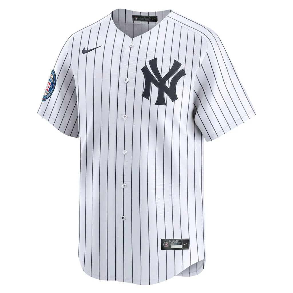 MLB New York Yankees Derek Jeter Nike Coop Limited Jersey - White - Image 2