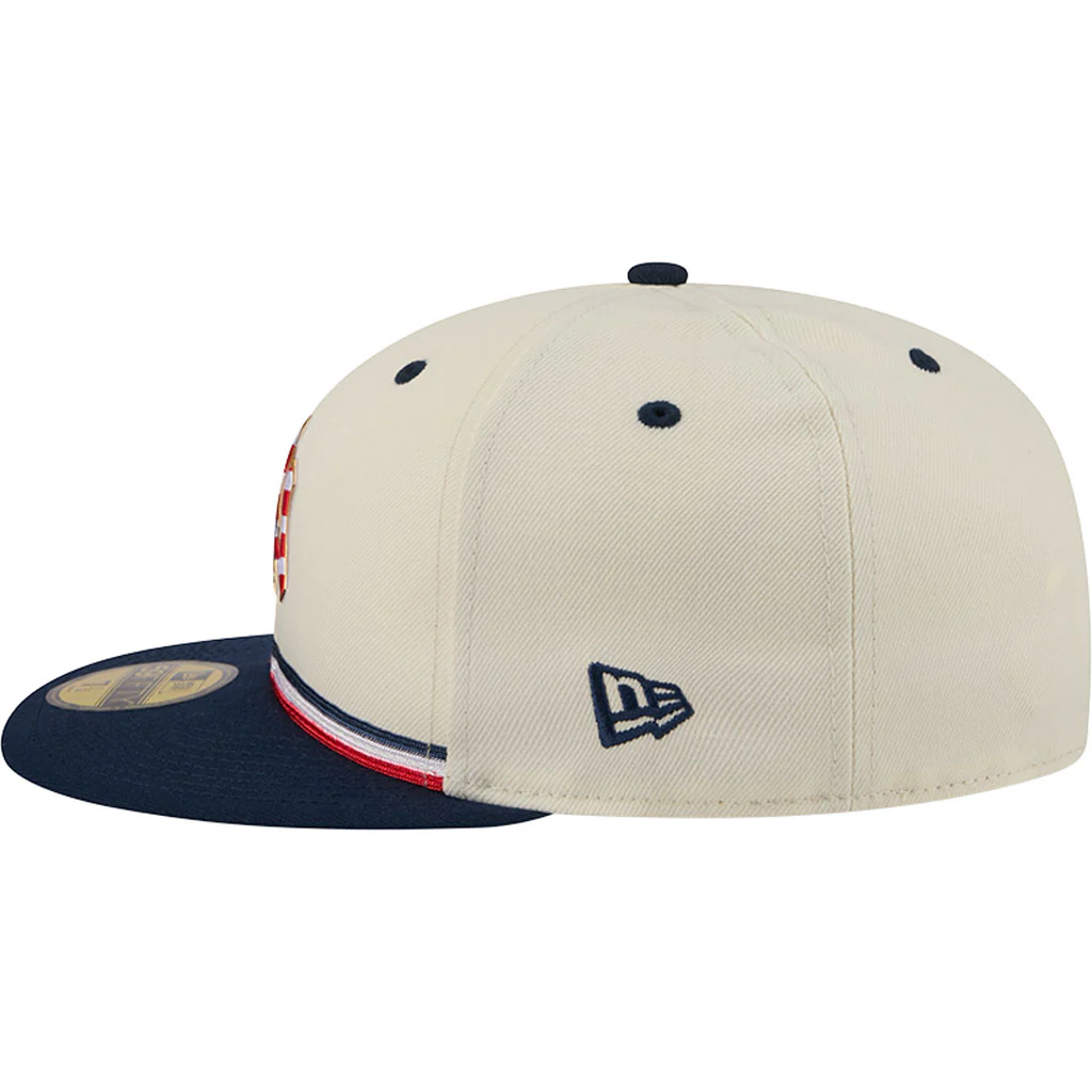 MLB New York Yankees New Era 2026 4th of July 59FIFTY Fitted Hat - Cream - Image 4