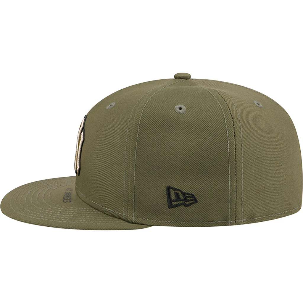 MLB New York Yankees New Era 2026 Armed Forces Day 59FIFTY Fitted Hat - Green - Image 4