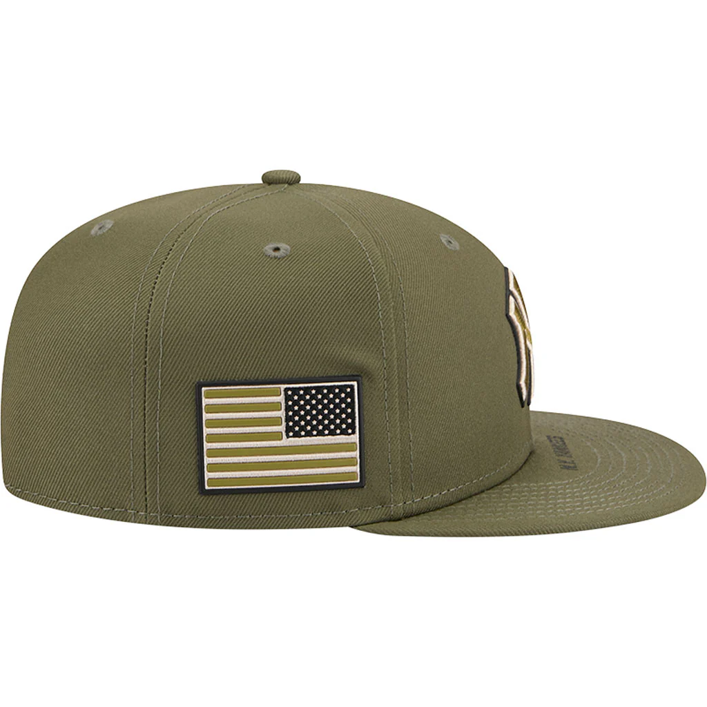 MLB New York Yankees New Era 2026 Armed Forces Day 9FIFTY Snapback Hat - Green - Image 5