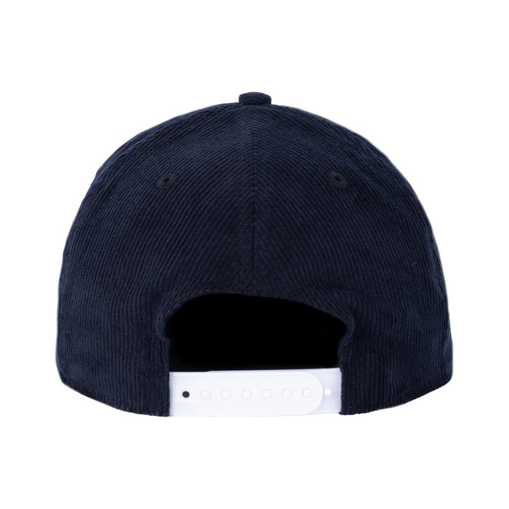 MLB New York Yankees New Era All Corduroy 9FIFTY A-Frame Snapback Hat - Navy - Image 2