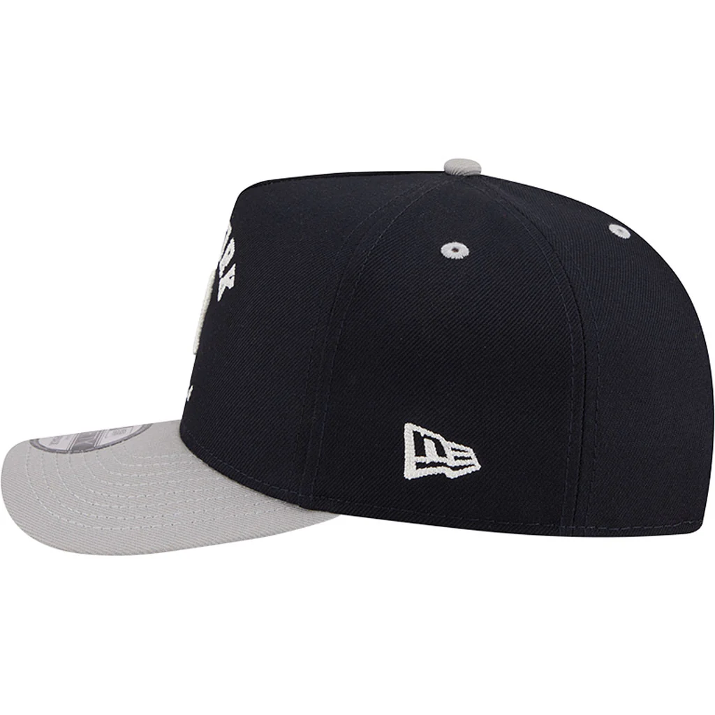 MLB New York Yankees New Era Arched 9FIFTY A-Frame Snapback Hat - Navy - Image 4
