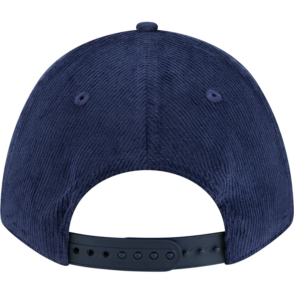 MLB New York Yankees New Era Corduroy 9FORTY A-Frame M-Crown Snapback Hat - Navy - Image 4