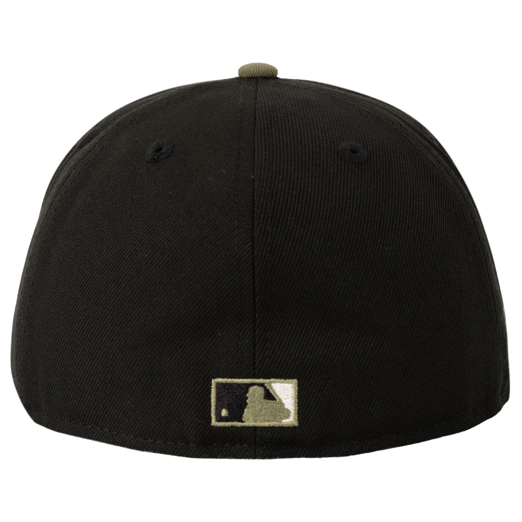 MLB New York Yankees New Era Midnight Jungle 59FIFTY Fitted Hat - Black - Image 3