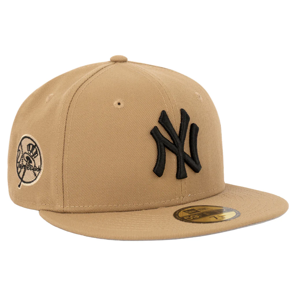 MLB New York Yankees New Era Mocha 59FIFTY Fitted Hat - Khaki - Image 2