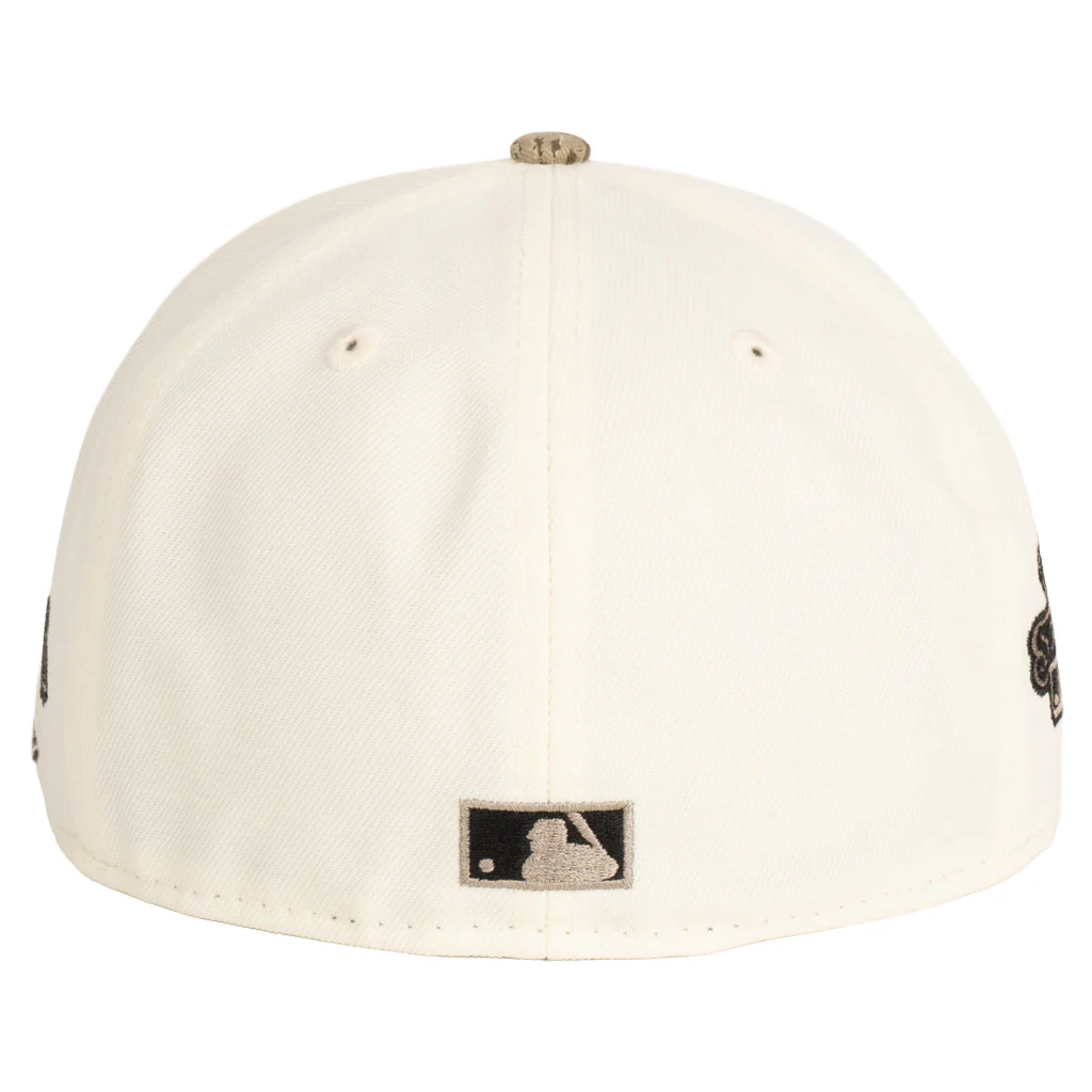 MLB New York Yankees New Era Real Tree Two-Tone 59FIFTY Fitted Hat- Cream - Image 3