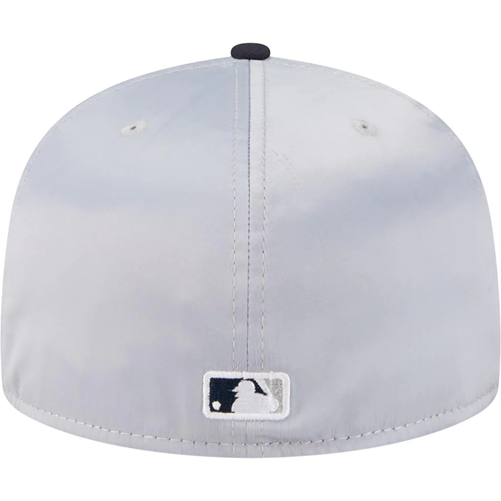 MLB New York Yankees New Era Satin 59FIFTY Fitted Hat - Gray - Image 4