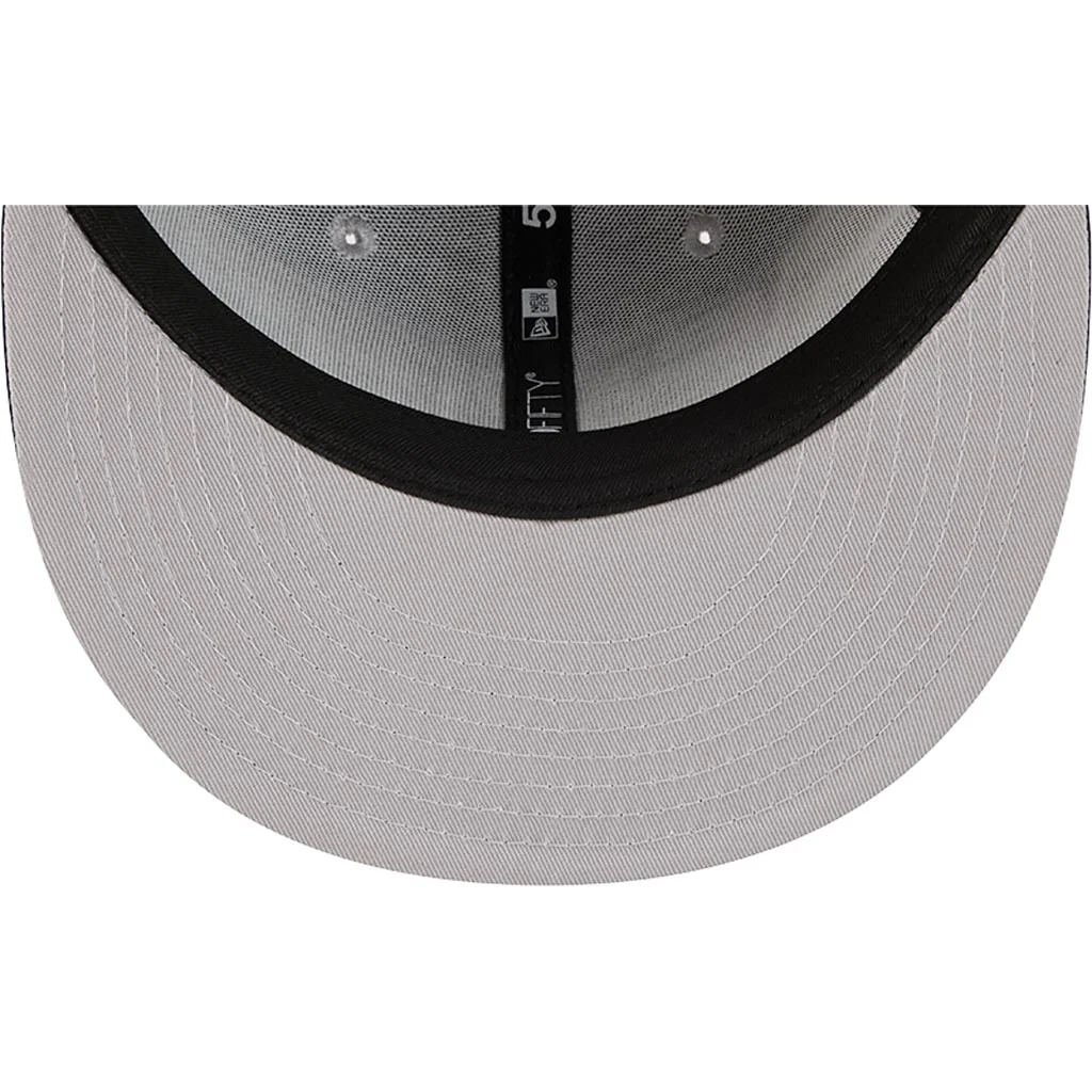 MLB New York Yankees New Era Satin 59FIFTY Fitted Hat - Gray - Image 5