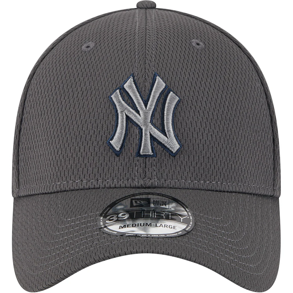MLB New York Yankees New Era Tonal Graphite 39THIRTY Flex Fit Hat - Graphite - Image 3