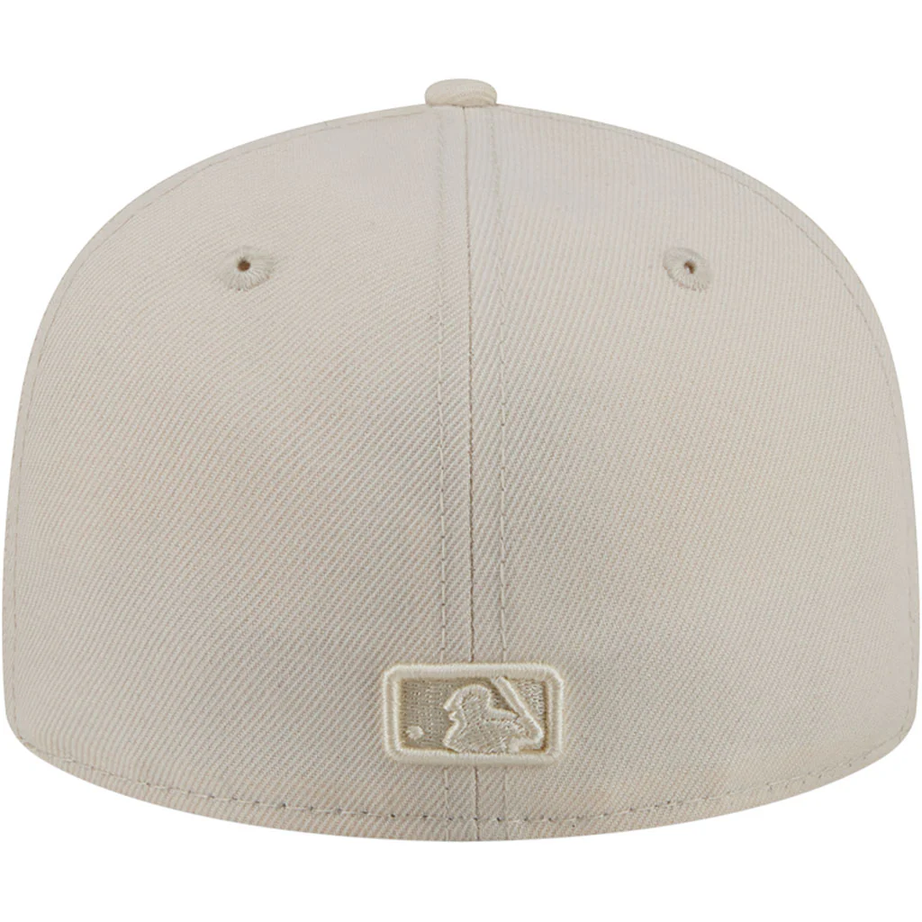 MLB New York Yankees New Era Vanilla 59FIFTY Fitted Hat - Cream - Image 6