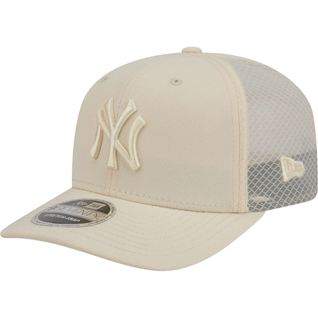 MLB New York Yankees New Era Vanilla 9SEVENTY Stretch Snap Hat - Cream