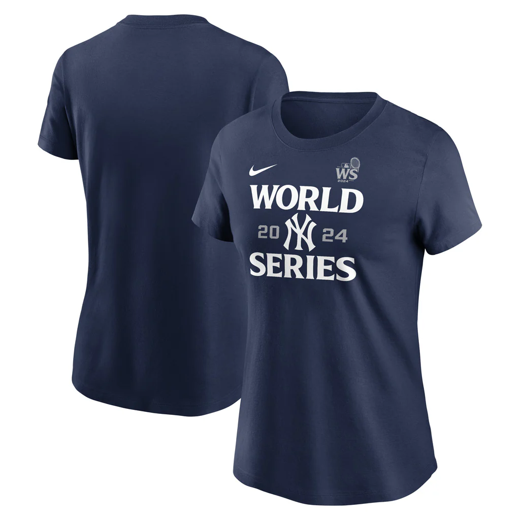 MLB New York Yankees Women's Nike 2024 World Series Participant Essential T-Shirt