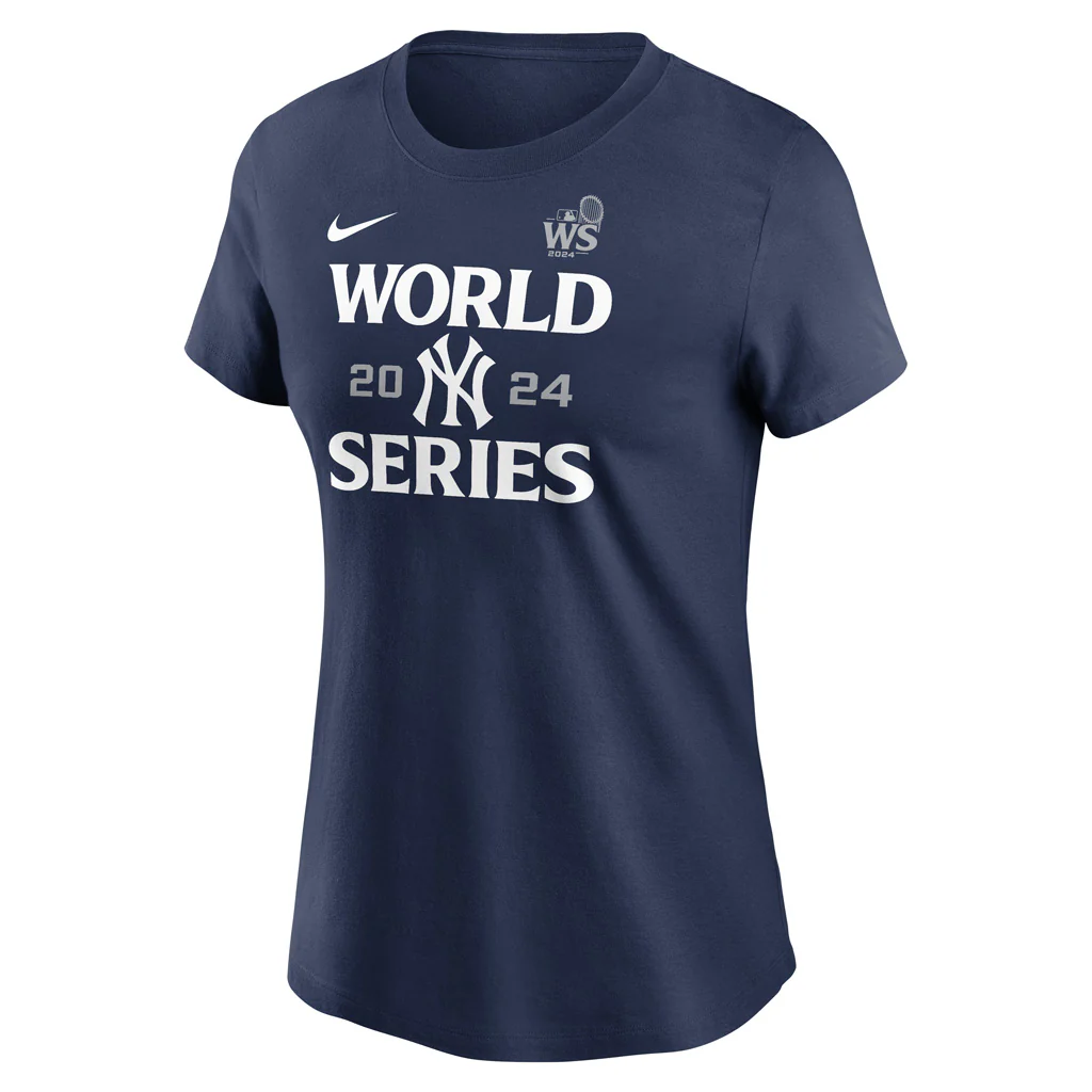 MLB New York Yankees Women's Nike 2024 World Series Participant Essential T-Shirt - Image 2