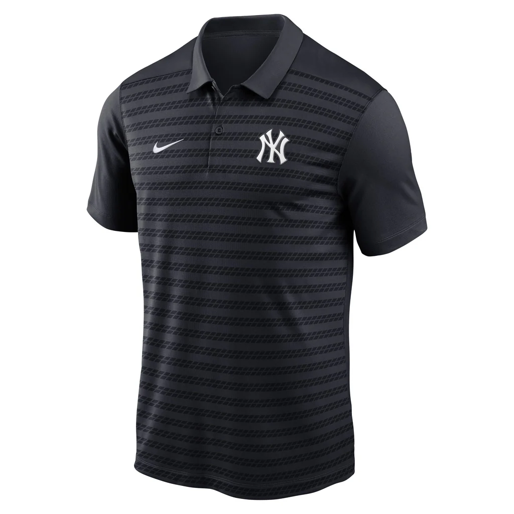 MLB New York Yankees Nike Authentic Collection Victory Polo - Navy - Image 2