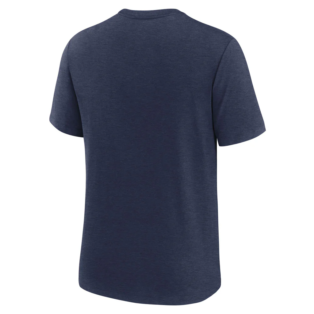 MLB New York Yankees Nike Logo Triblend T-Shirt - Navy - Image 3