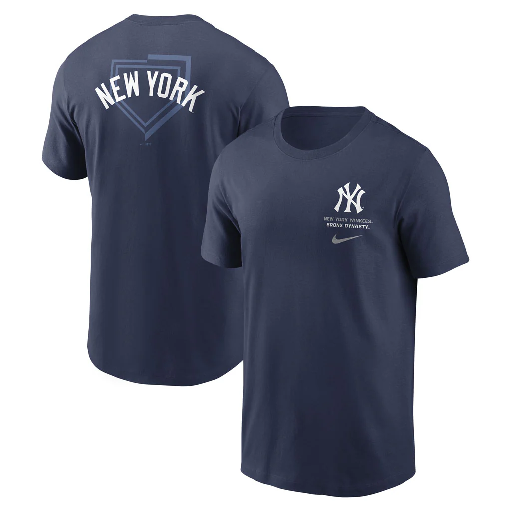 MLB New York Yankees Nike Two-Hit Cotton T-shirt - Navy