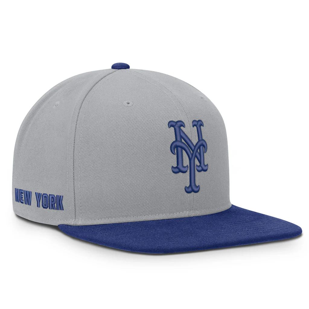 MLB New York Yankees Nike Two-Tone Primetime Pro Snapback Hat - Graphite - Image 2