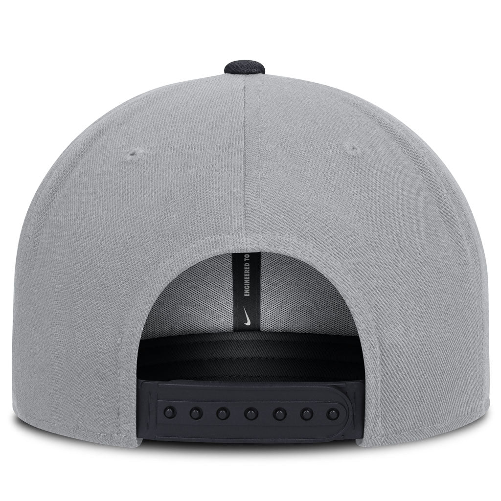MLB New York Yankees Nike Two-Tone Primetime Pro Snapback Hat - Graphite - Image 4