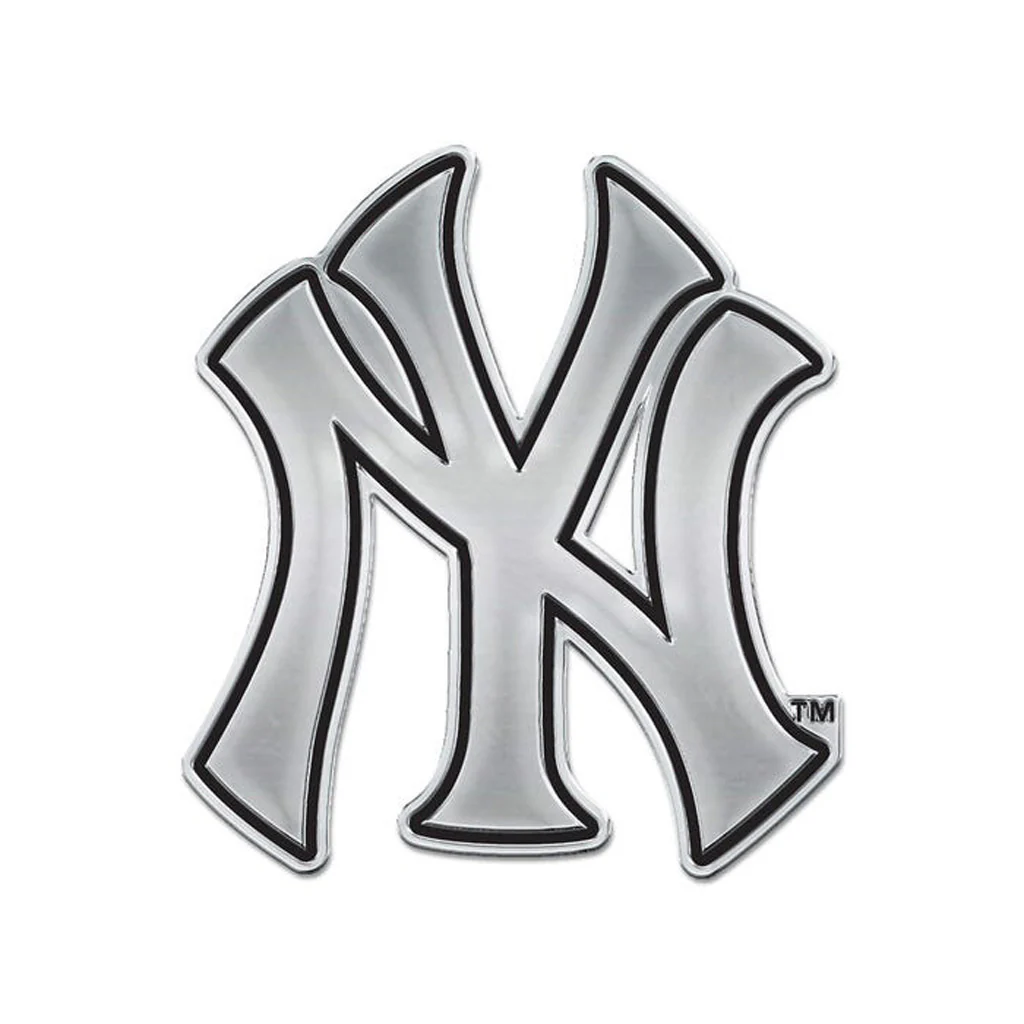 MLB New York Yankees WinCraft Chrome Auto Emblem