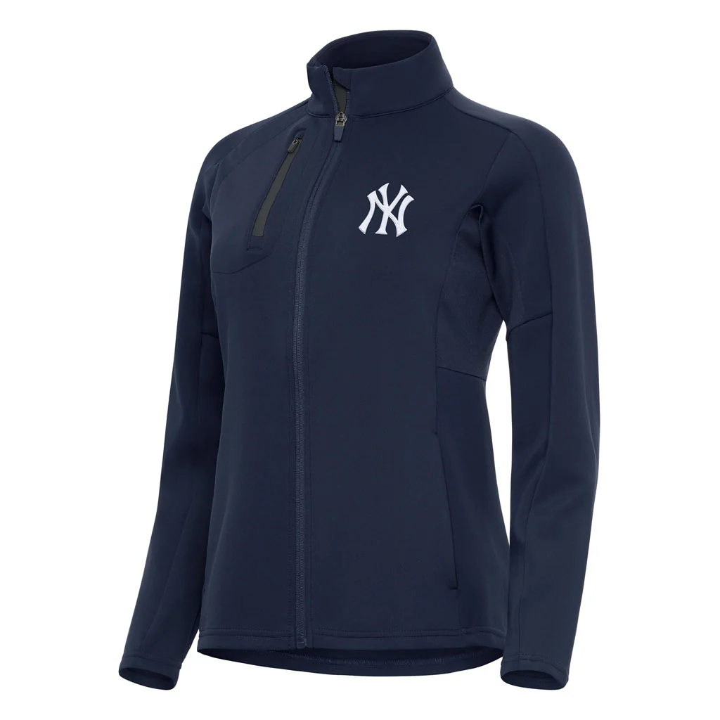 MLB New York Yankees Women's Antigua Generation Full Zip Jacket - Navy