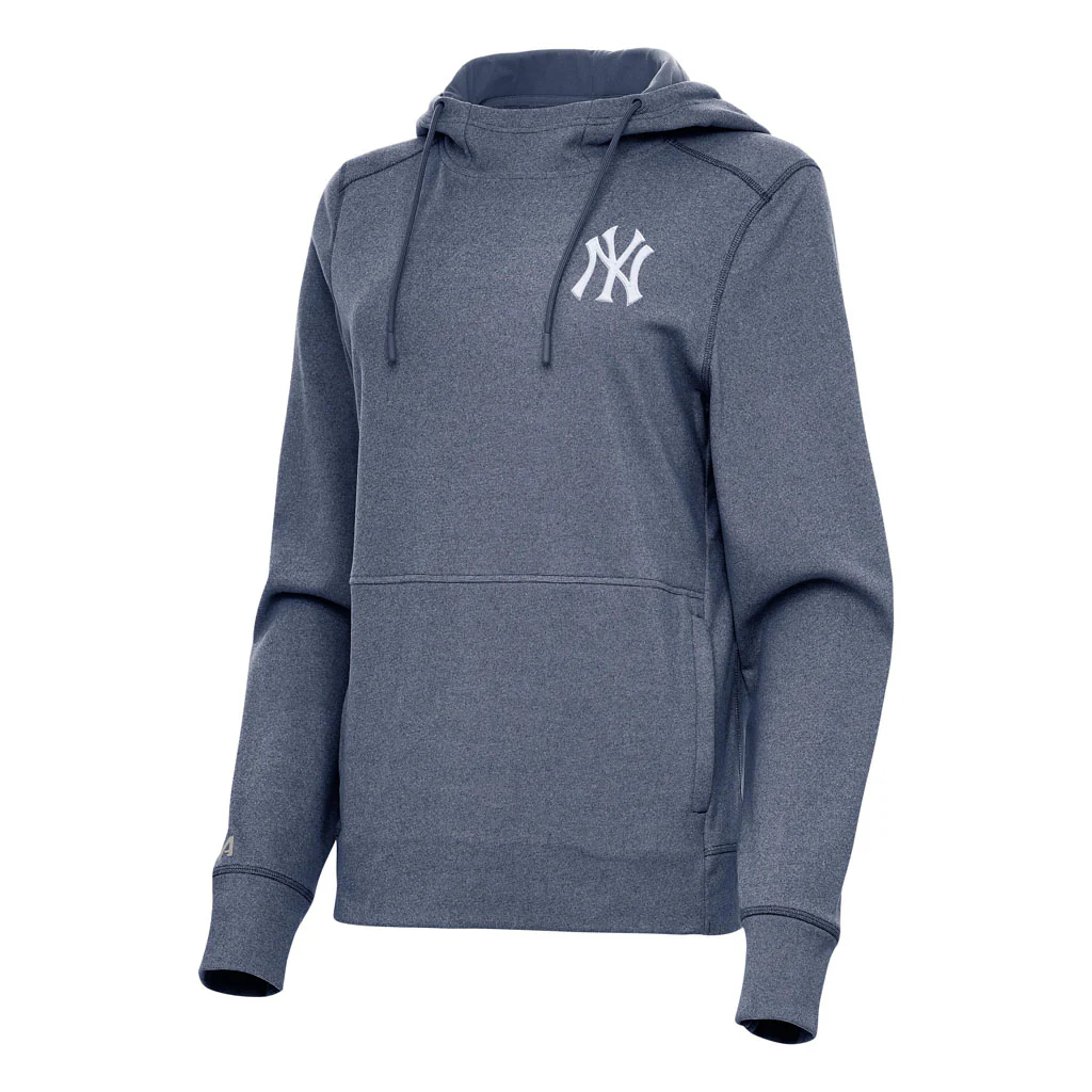 MLB New York Yankees Women's Antigua Justice Pullover Hoodie - Navy