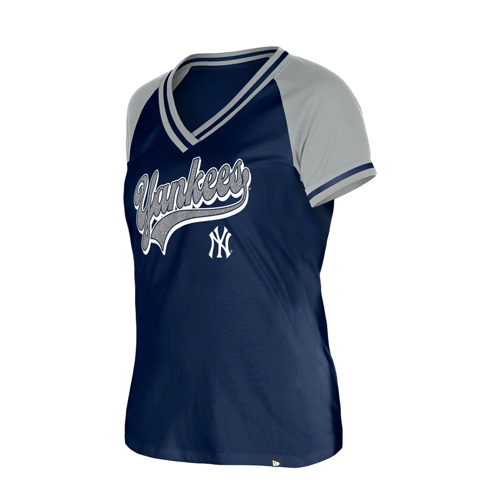 MLB New York Yankees Women's New Era H1 T-Shirt - Navy