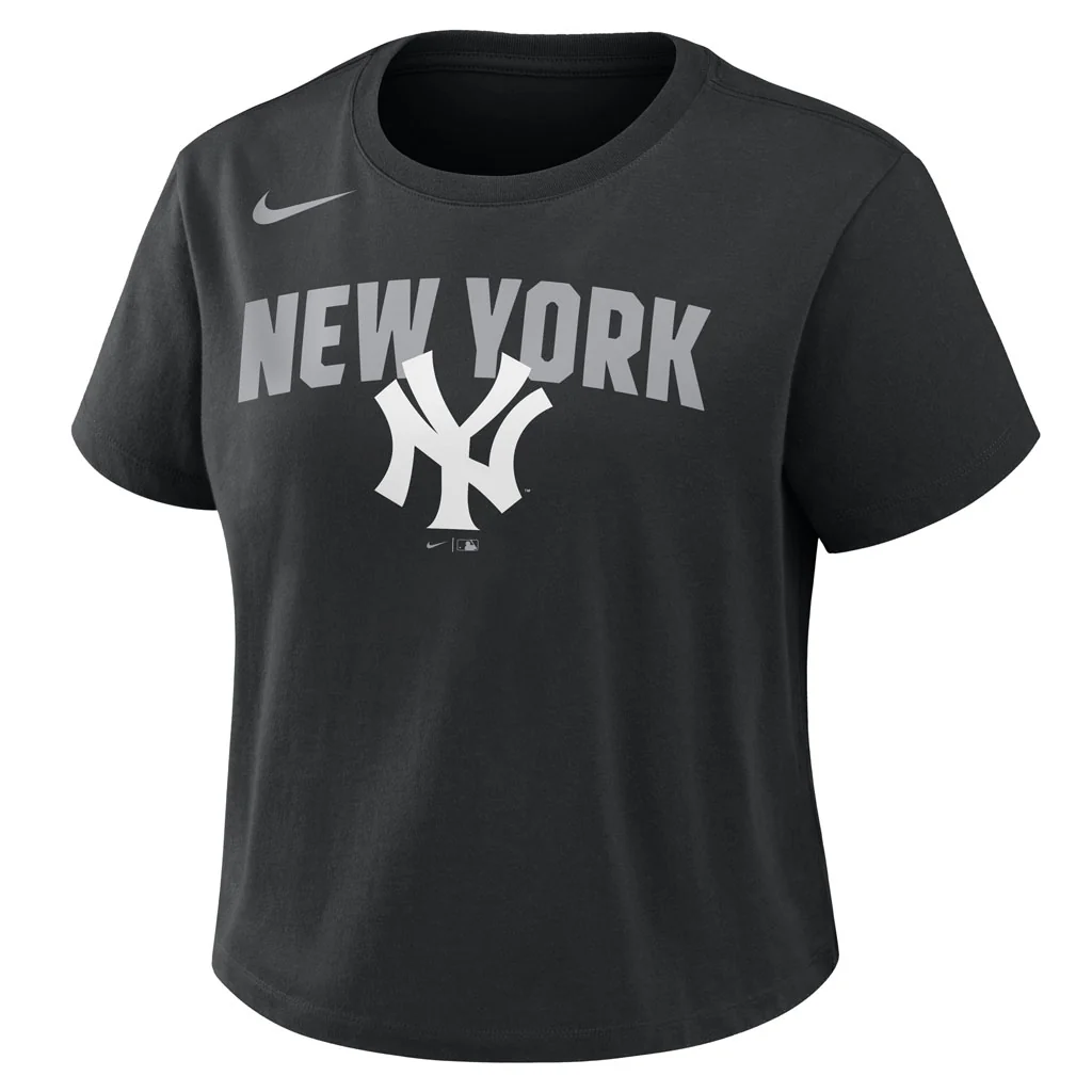 MLB New York Yankees Women's Nike Modern T-Shirt - Navy - Image 2