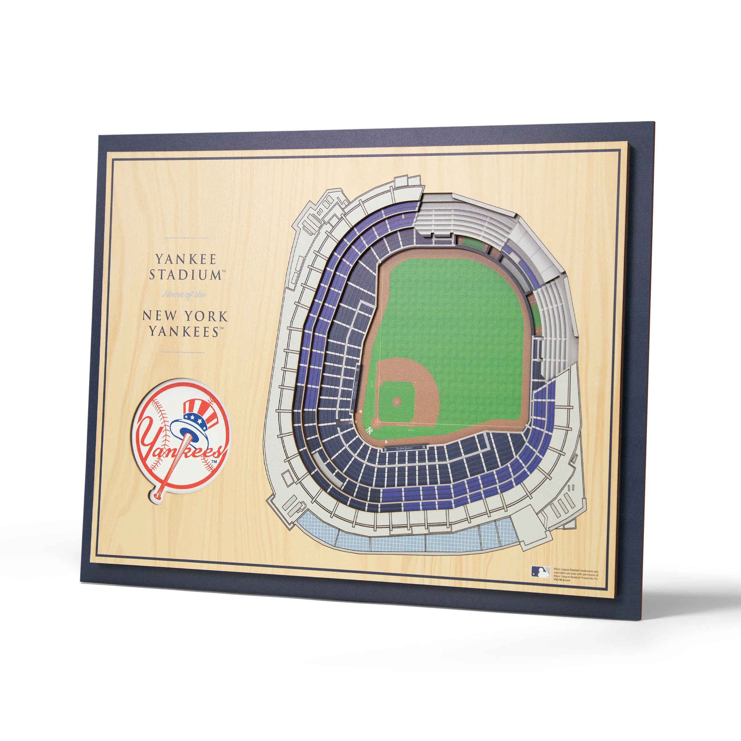 MLB New York Yankees You the Fan 5-Layer 3D Stadium View Wall Art