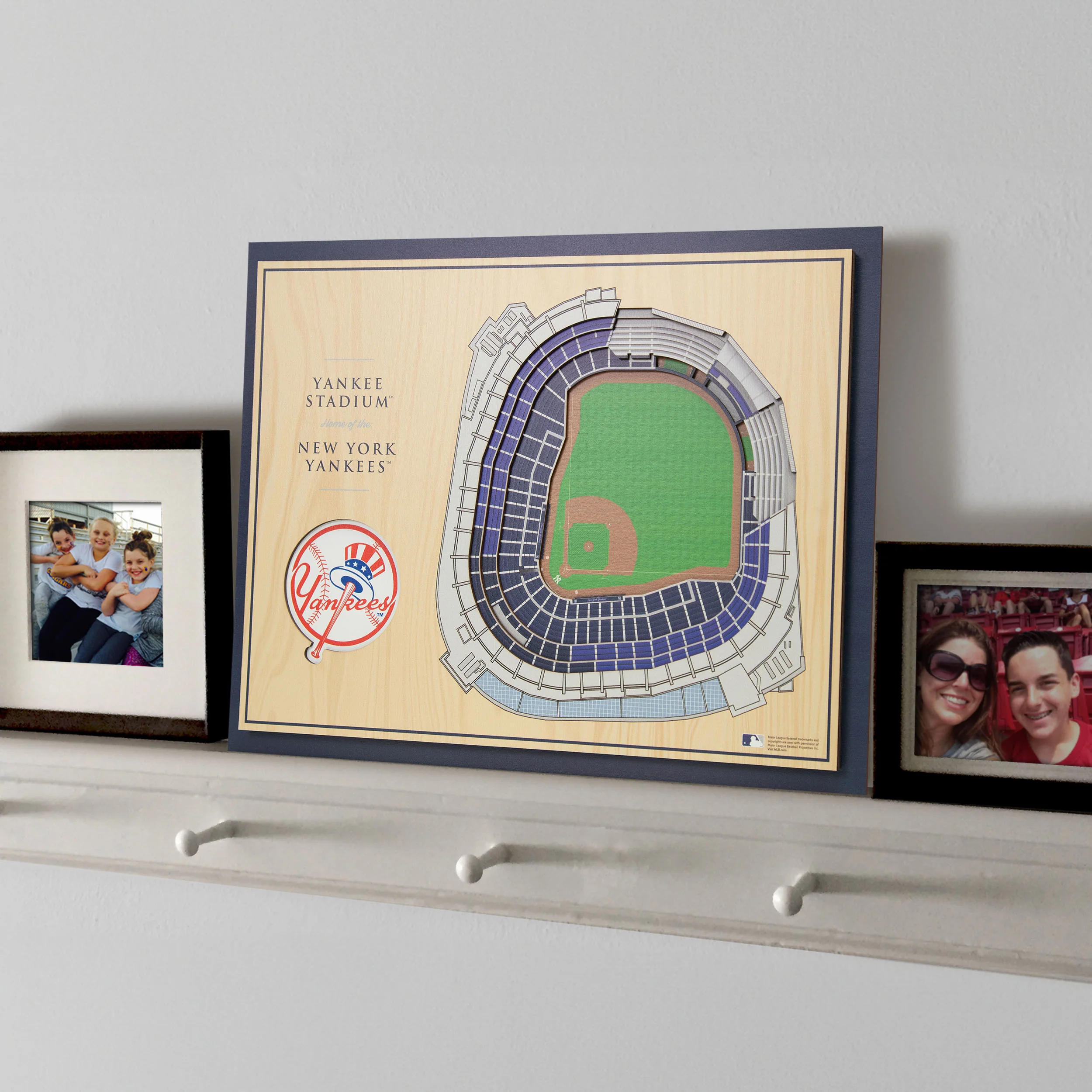 MLB New York Yankees You the Fan 5-Layer 3D Stadium View Wall Art - Image 2