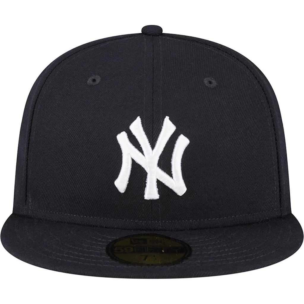 MLB New York Yankees Youth New Era Home Authentic Collection 59FIFTY Fitted Hat - Navy - Image 3