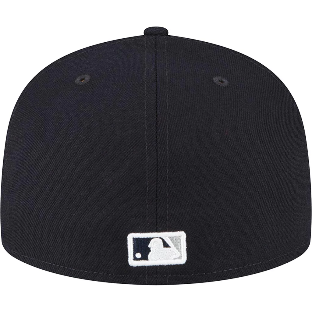 MLB New York Yankees Youth New Era Home Authentic Collection 59FIFTY Fitted Hat - Navy - Image 4