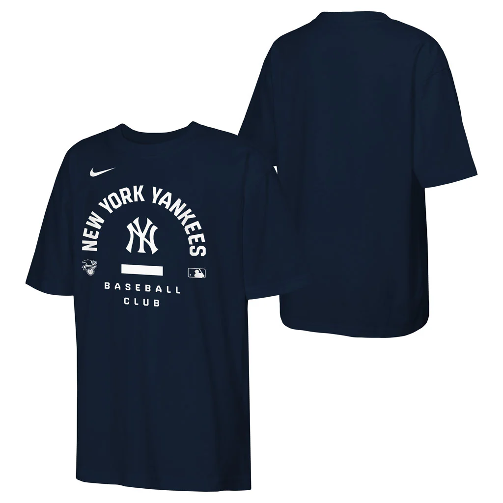 MLB New York Yankees Youth Nike 2026 Authentic Collection Early Work T-Shirt - Navy