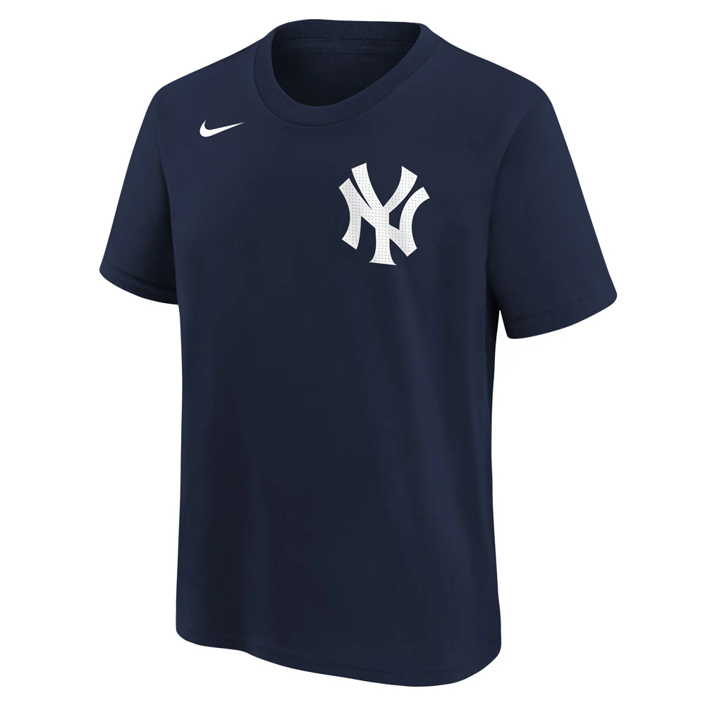 MLB New York Yankees Youth Nike FUSE Wordmark T-Shirt - Navy - Image 2