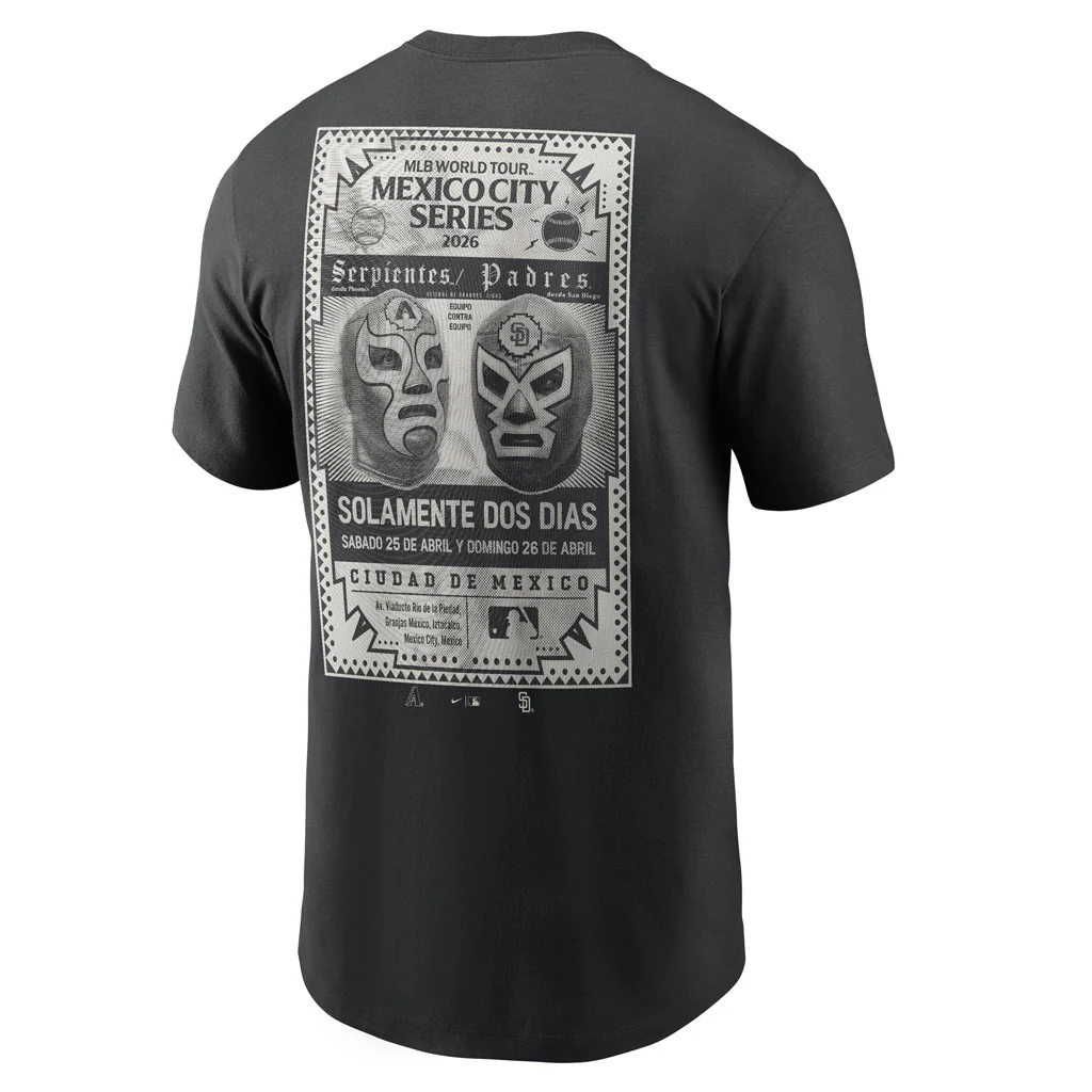 MLB Nike Mexico Series Dueling T-Shirt - Black - Image 3