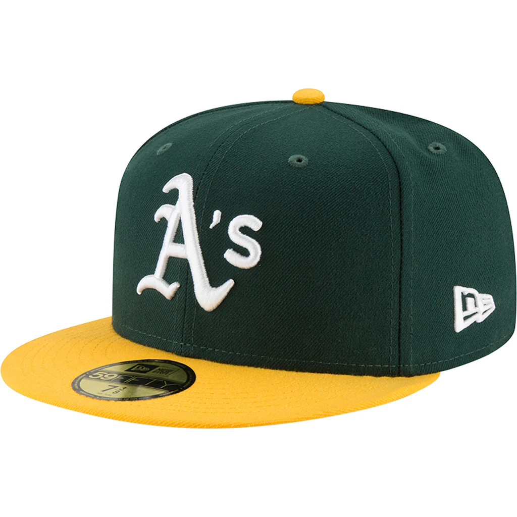 MLB Oakland Athletics New Era Authentic Collection Home On-Field 59FIFTY Fitted Hat - Green