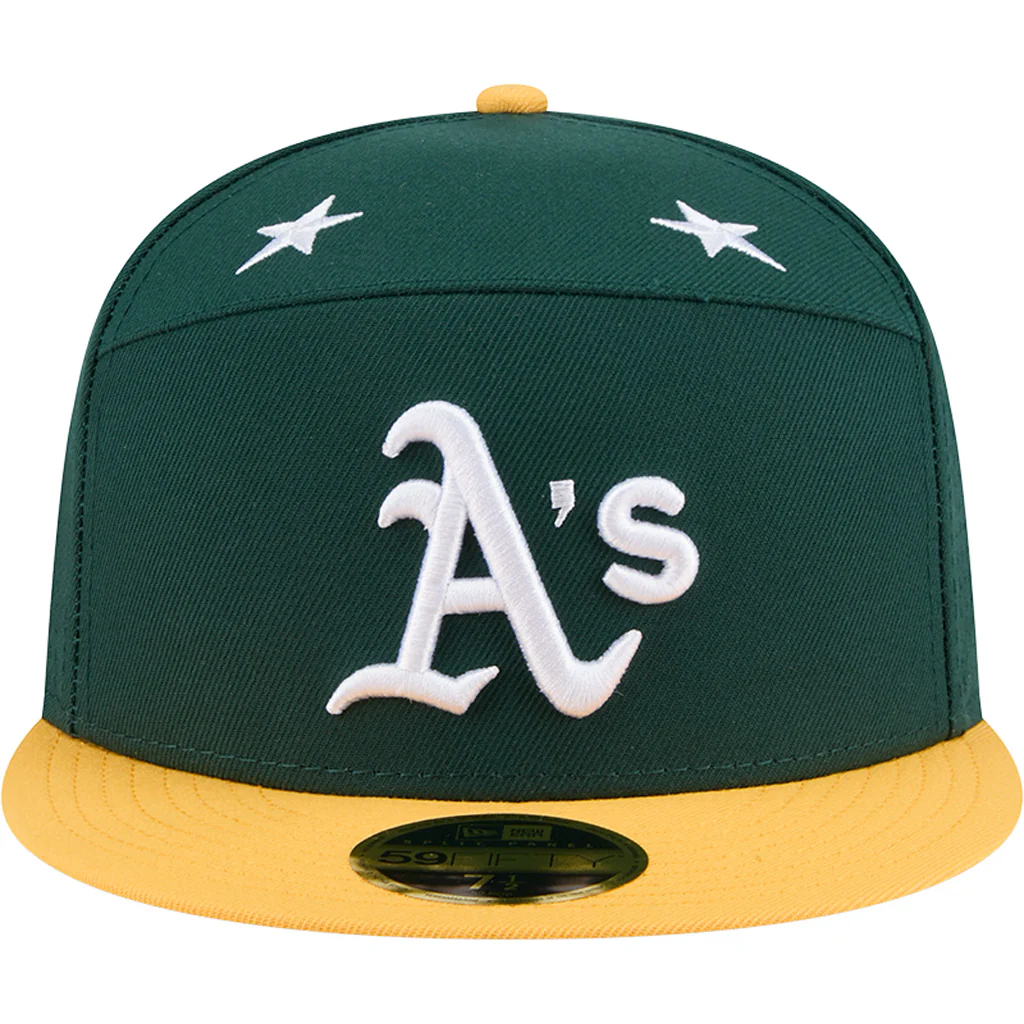 MLB Oakland Athletics New Era 2025 All Star Game 59FIFTY Fitted Hat - Green - Image 3